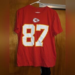 Men's NikeTee Travis Kelce Kansas City Chiefs 87 T-shirt